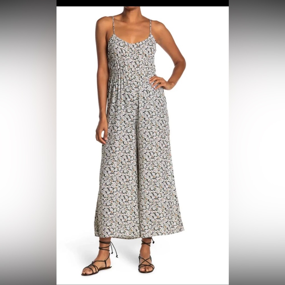 Floral Wide Leg Jumpsuit